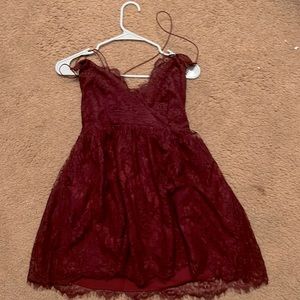 Maroon Tobi Dress, small